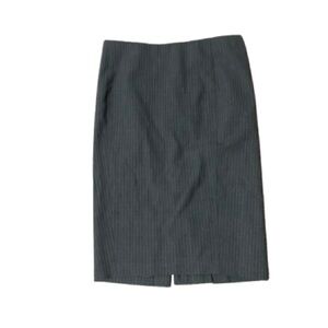 Club Monaco Charcoal Pinstripe Pencil Skirt